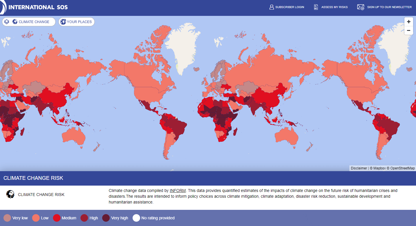 Travel Risk Map preview 