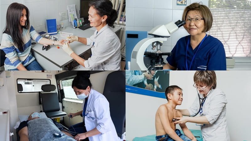 medical staff working